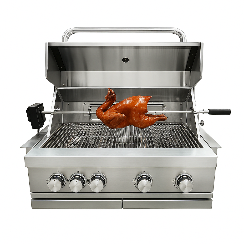 AetherFlame Monarch 44 Pro Rotisserie Gas Grill