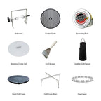 Arteflame ONE30 — 30″ One Series Flat-Top Charcoal Grill & Fire Bowl (Single-Piece CORTEN Steel)