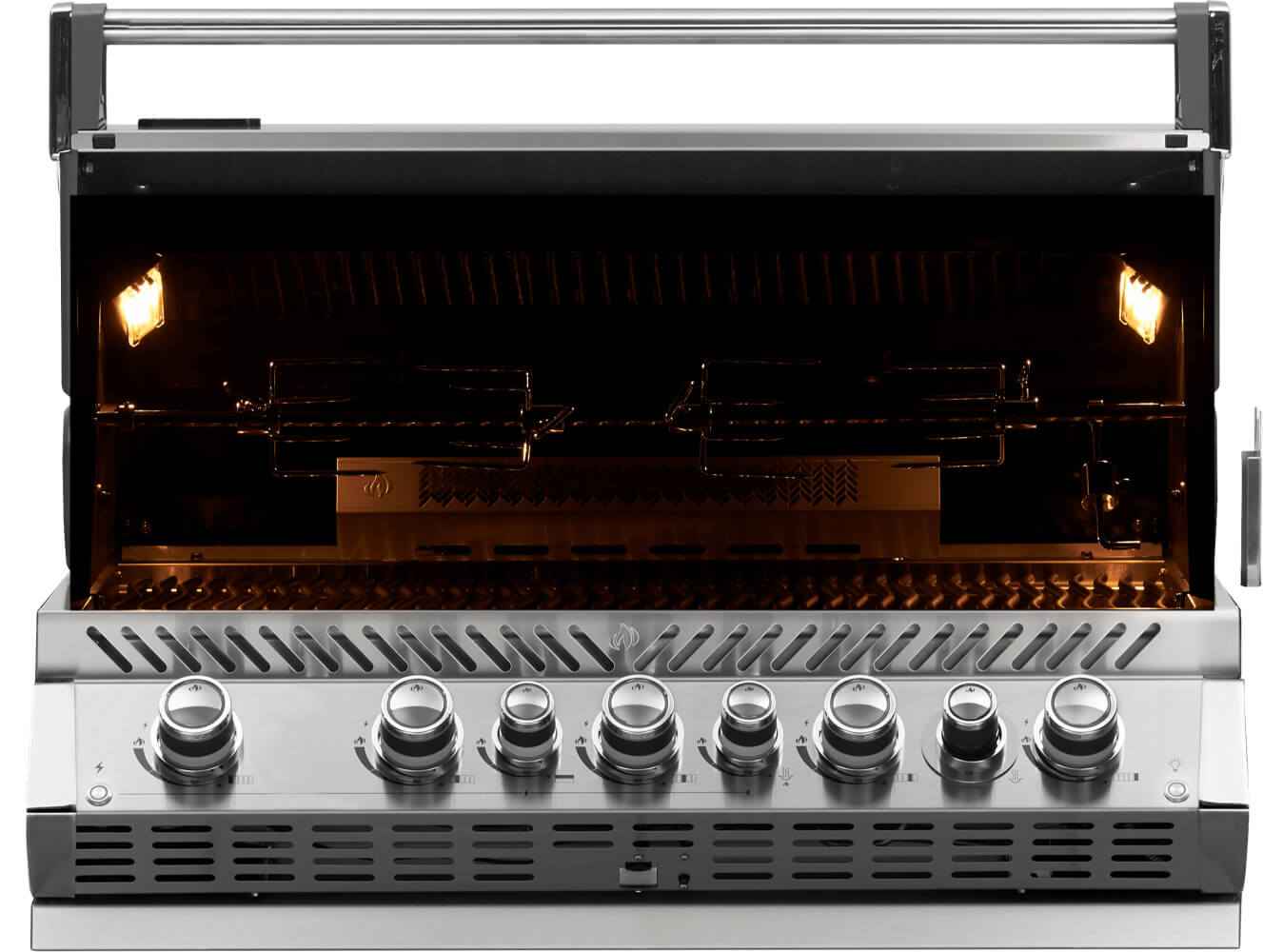 Patio Elegance Gas Grill with Infrared Rear Burner - Built-in Prestige PRO™ 665