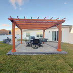 Outdoor Super Deck Redwood Pergola
