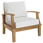 Patio Elegance Outdoor Lounge Set - Marina 9-Piece Teak Collection by Modway