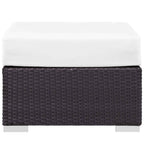 Patio Elegance Outdoor Sectional Set - 10-Piece Convene Lounge Set by Modway