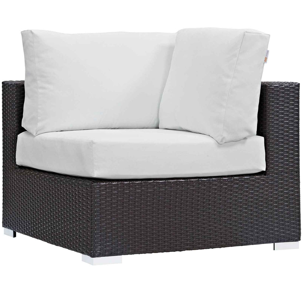 Patio Elegance Outdoor Sectional Set - 10-Piece Convene Lounge Set by Modway