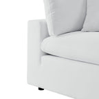 Commix Outdoor Sectional Sofa - 5-Piece Sunbrella® White Collection at Patio Elegance