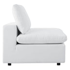 Commix Outdoor Sectional Sofa - 5-Piece Sunbrella® White Collection at Patio Elegance