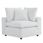 Commix Outdoor Sectional Sofa - 5-Piece Sunbrella® White Collection at Patio Elegance