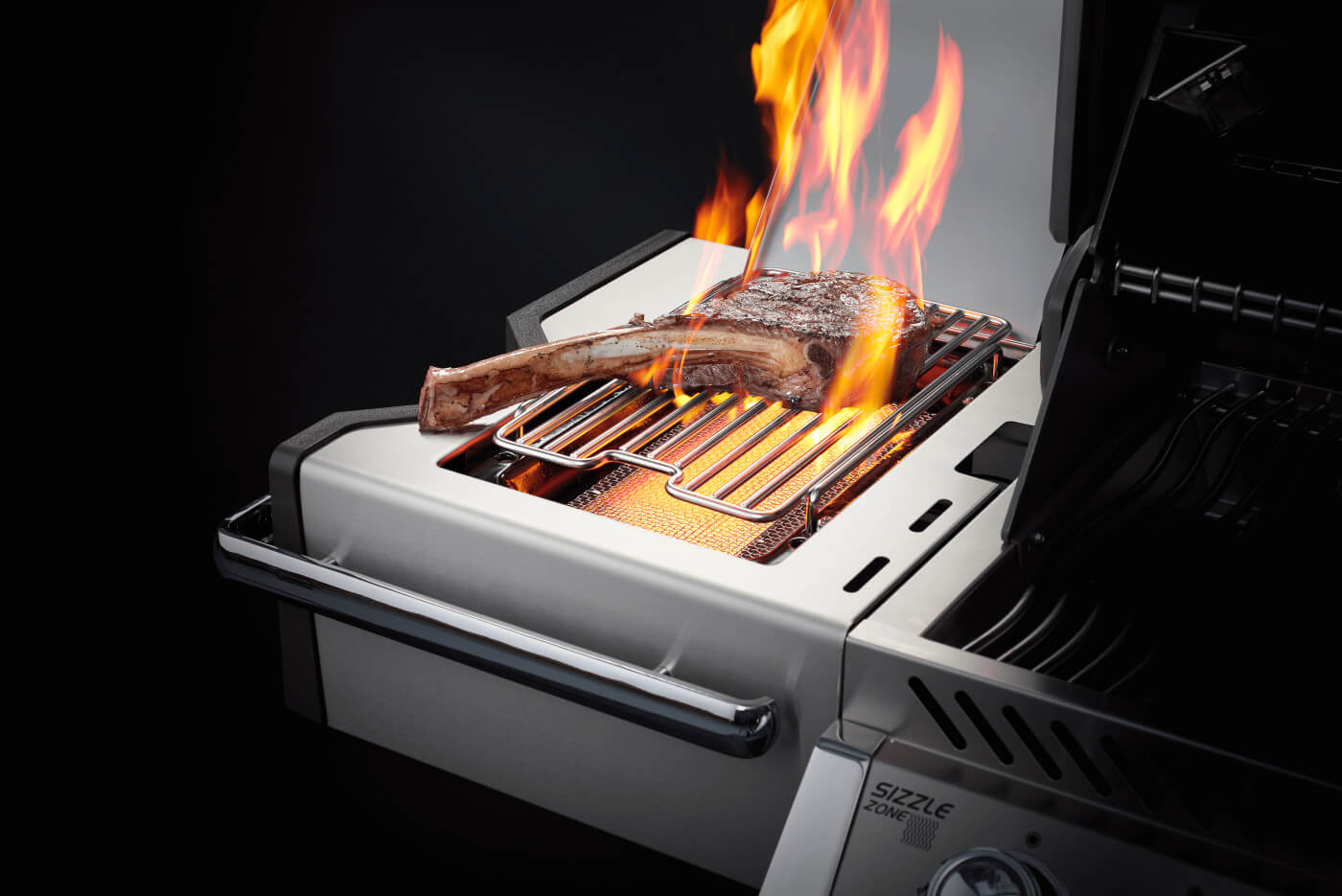 Patio Elegance Grill Prestige PRO 500 RSIB Gas Grill with Infrared Side and Rear Burners