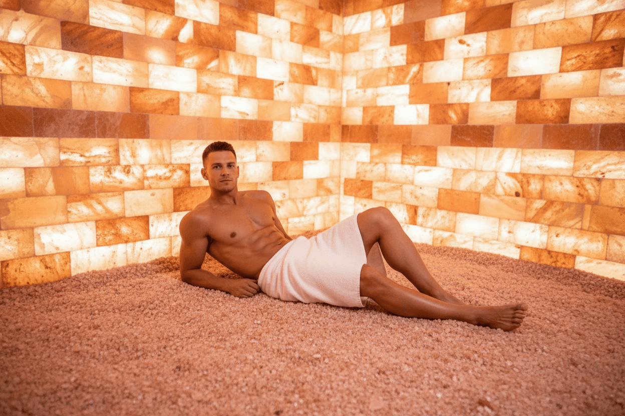 Himalayan Salt Sauna 8' x  4' Surface Area - 35 Sq feet
