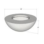 Conique | Concrete Fire Bowl