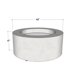 Kylindros - Cylinder Concrete Fire Pit Table