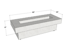 Terraza | Concrete Fire Pit Table