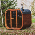 Patio Elegance Outdoor Sauna MW12 ThermoWood for Your Perfect Backyard Retreat