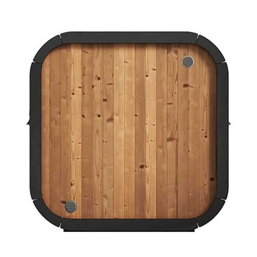 SaunaLife Model CL5G 4-Person Cube-Series Luxury Wooden Outdoor Home Sauna Kit [SL-MODELCL5G] (SAK91835)